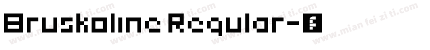 Bruskoline Regular字体转换
